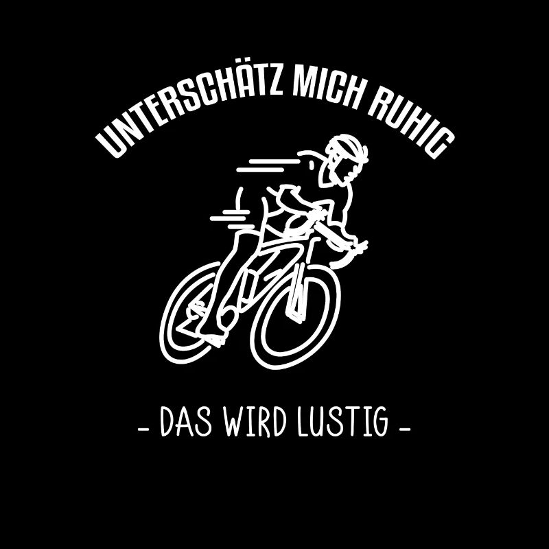 Underestimate me funny bicycle wheel
