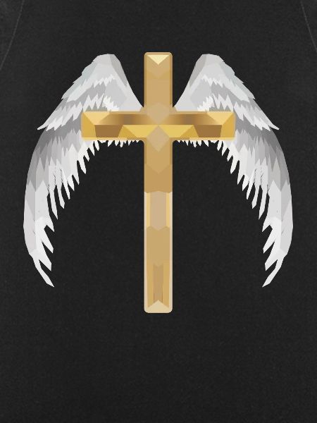 Polygon cross with wing