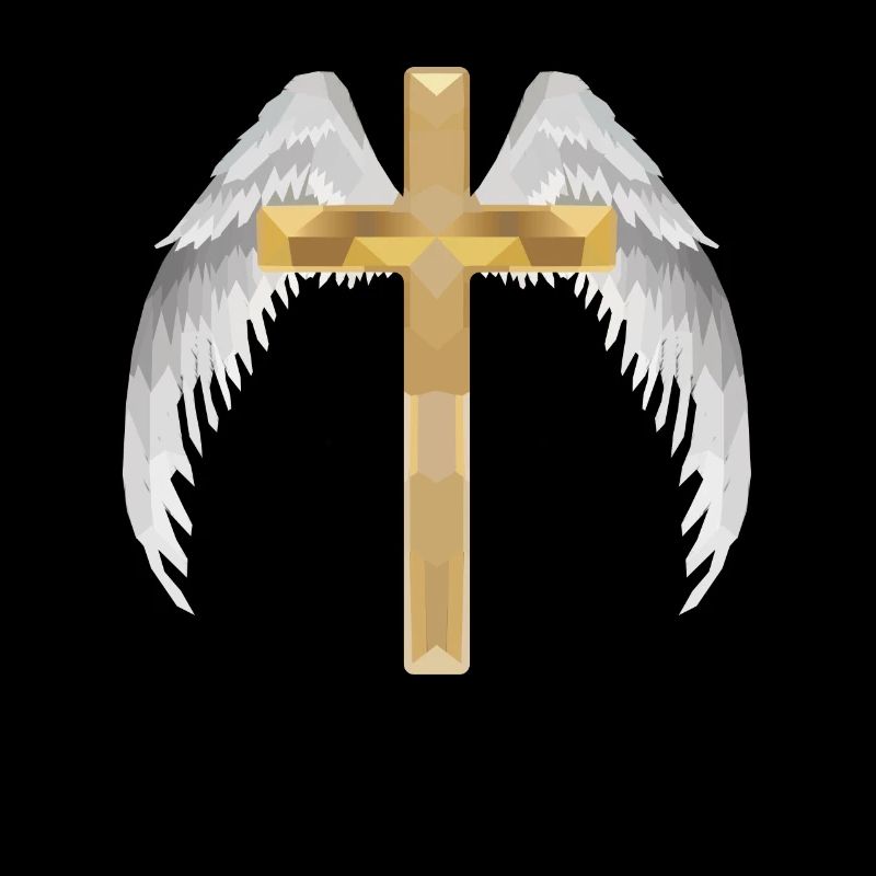 Polygon cross with wing