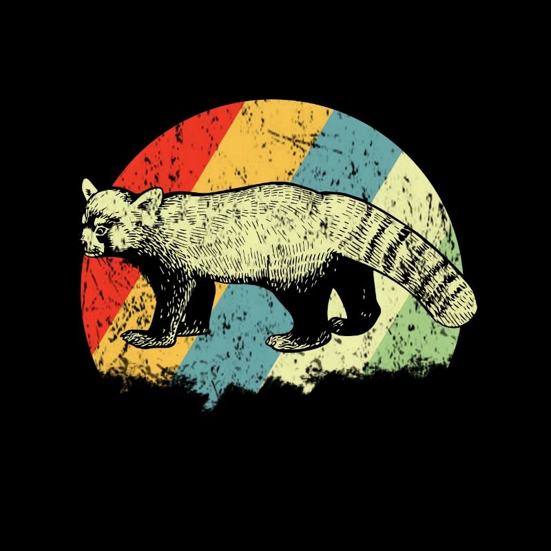 Retro Roter Panda