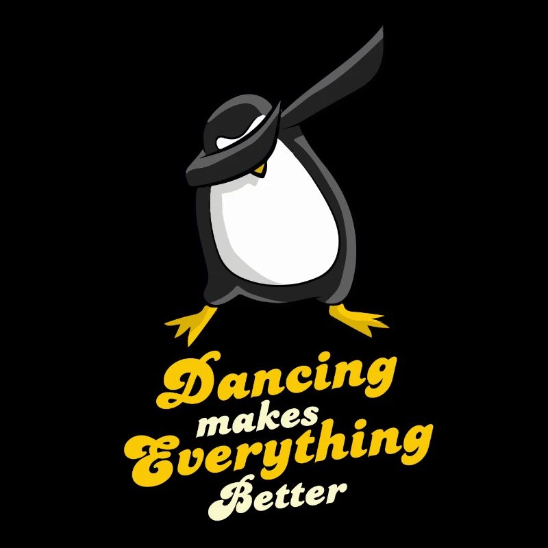 Doublage cadeau de danse pingouin dubstep