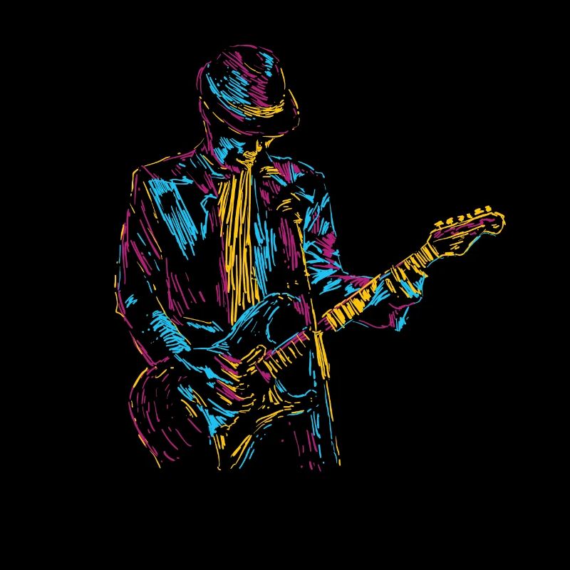 Musiciens de guitariste