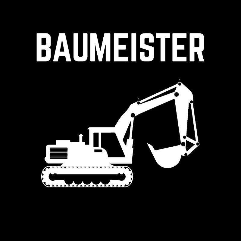 Baumeister Baggerfahrer Bagger