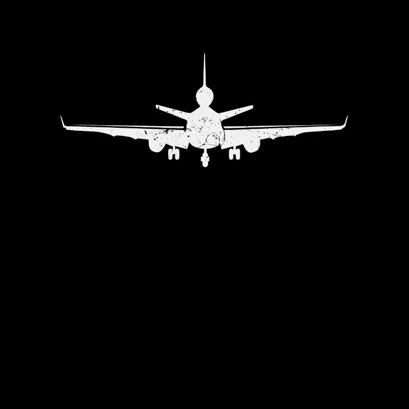 Pilot flying plane gliding