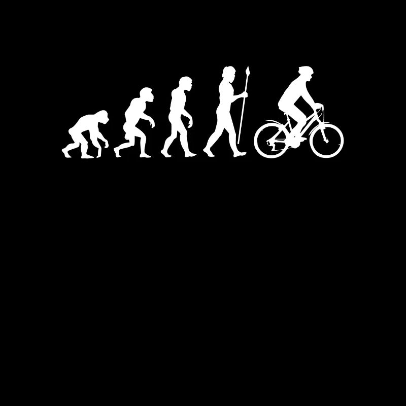 Cycling Evolution Road Cyclist Bicycle