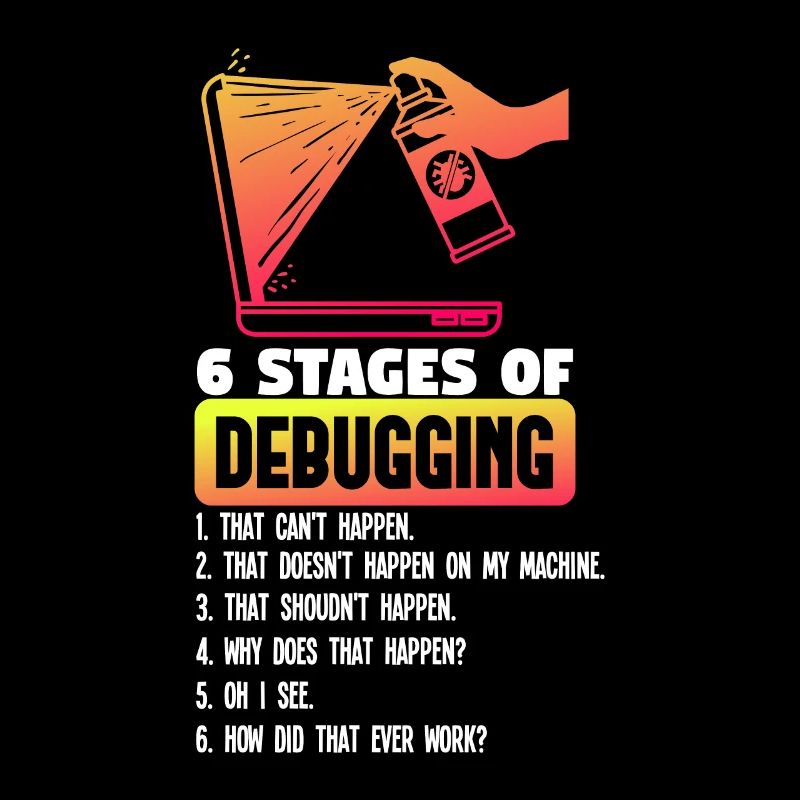 6 Stages Of Debugging
