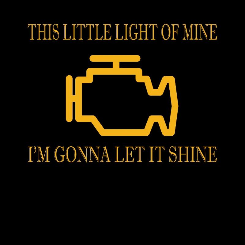 Engine warning lamp