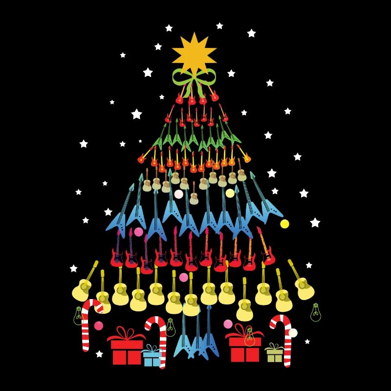 Guitars Christmas tree
