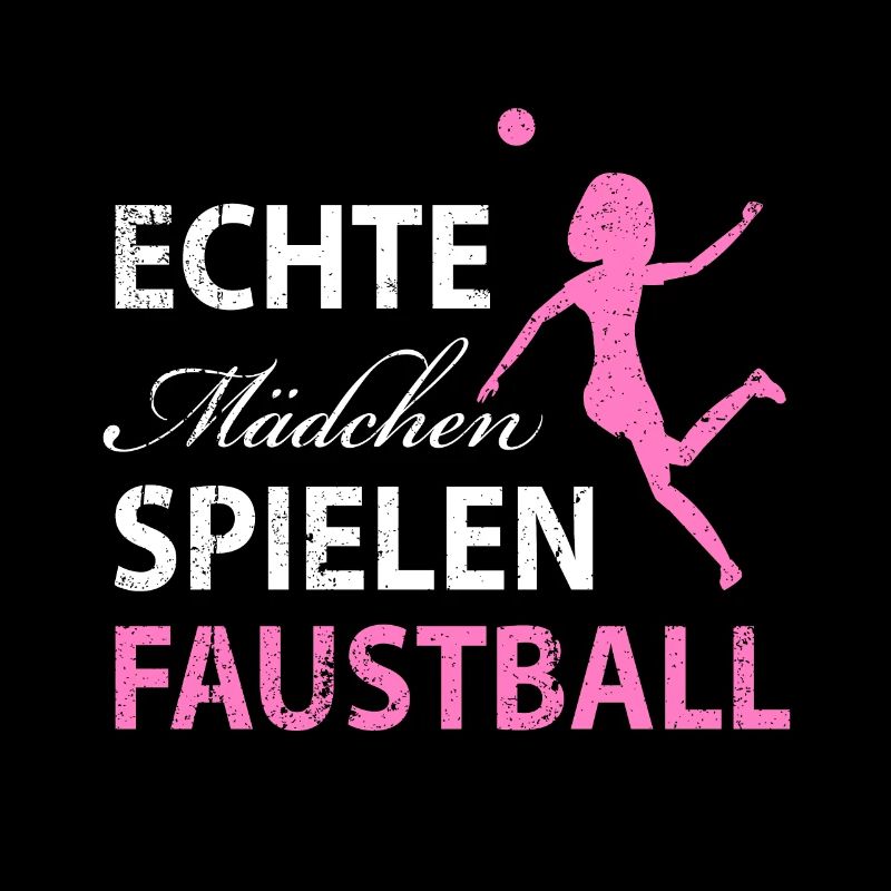 Echte Maedchen spielen Faustball