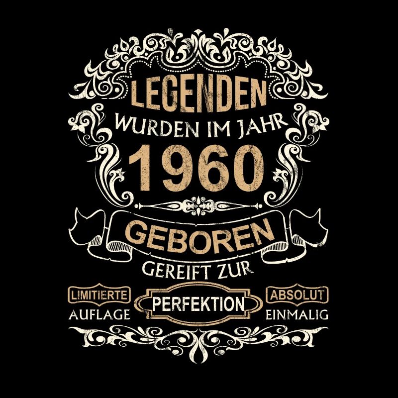 1960 Born Legends Birthday Gift 60s
