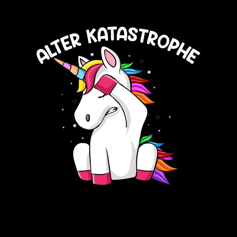 Alter Katastrophe Einhorn Einhörner Facepalm