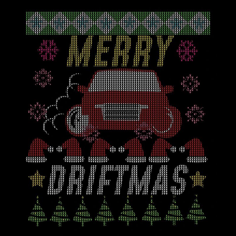 Merry Driftmas Chandails de Noël laids drôles