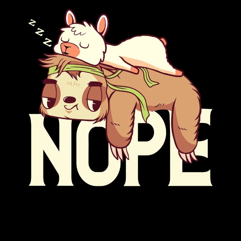 Sloth Llama while chilling