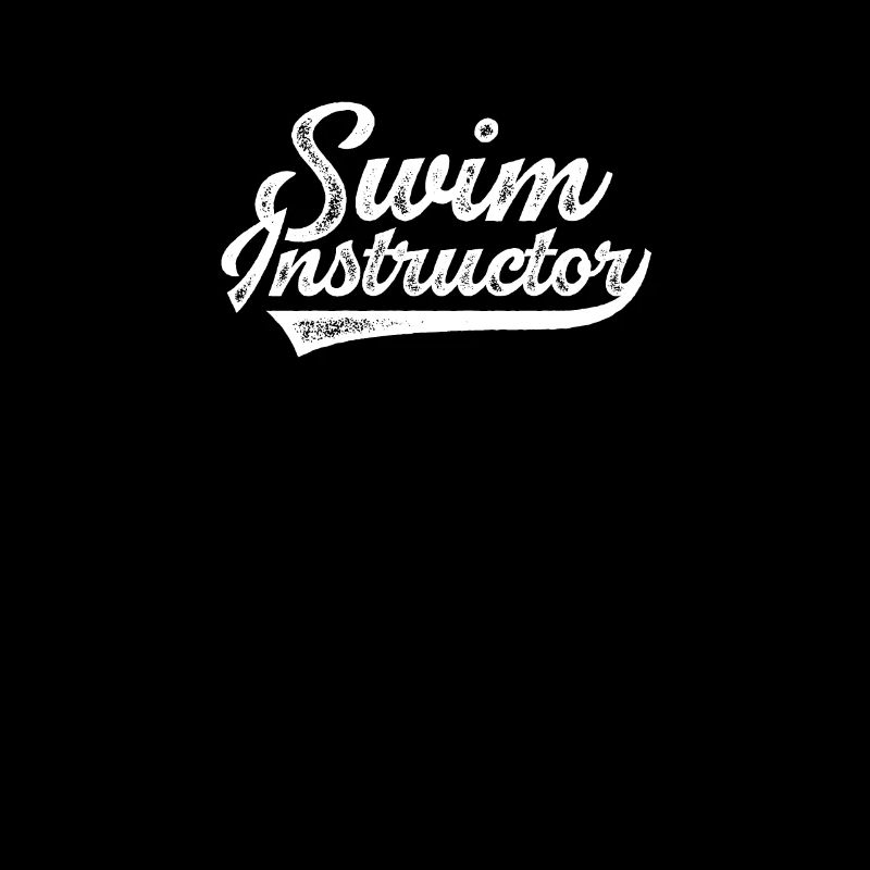 Swimming instructor trainer learning to swim