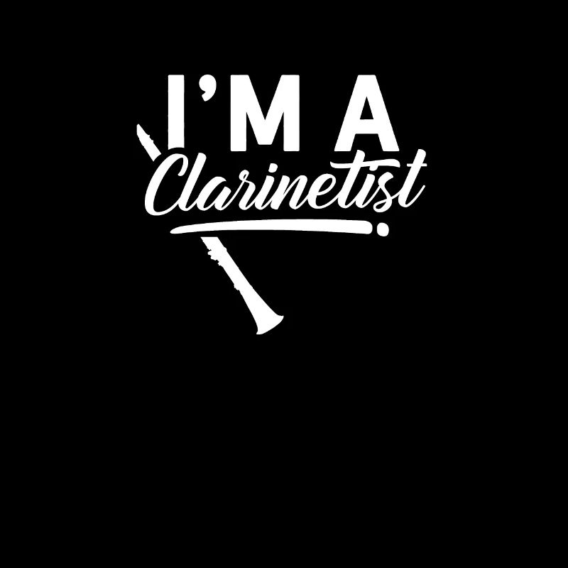 Ich bin ein Klarinettist Instrument Klarinette