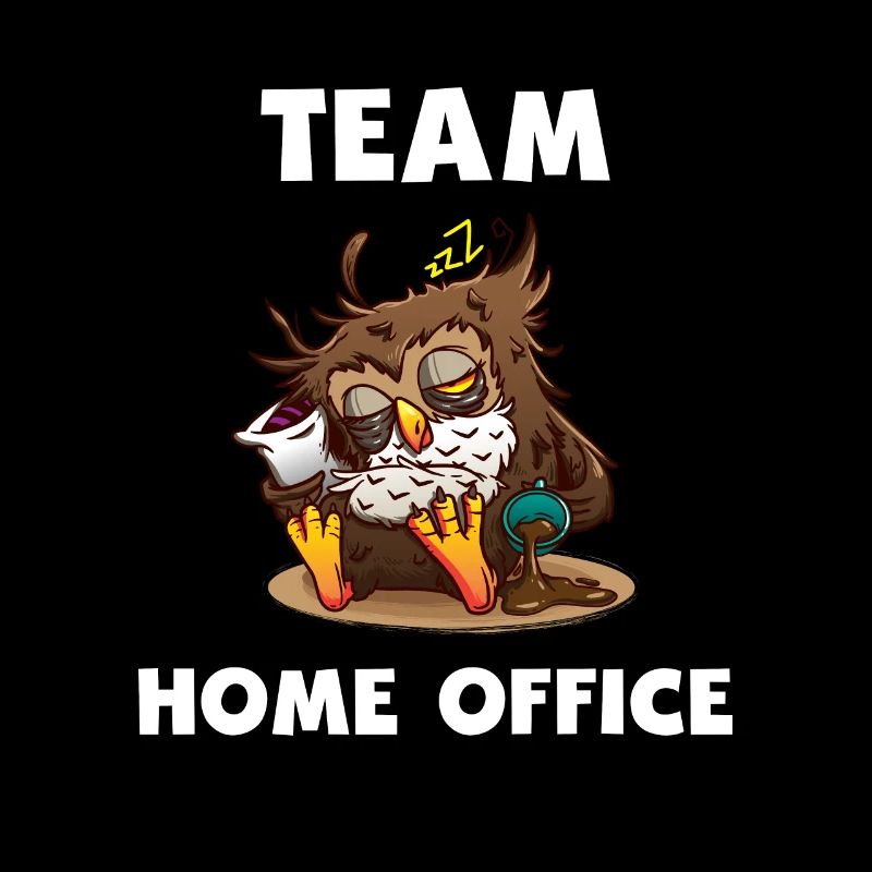 Owl home office office humor home work