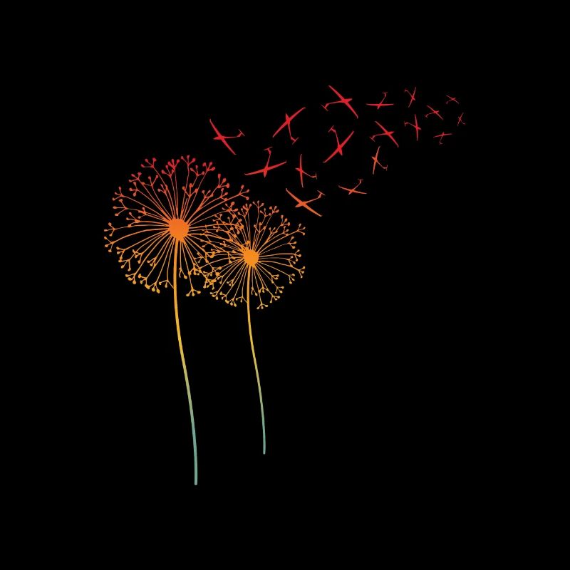 Pusteblume Dandelion Glider Glider Glider