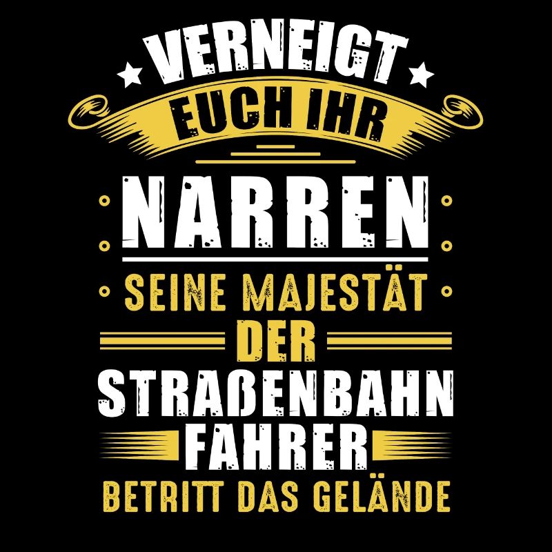Straßenbahnfahrer Straßenbahn Tram Beruf Geschenk