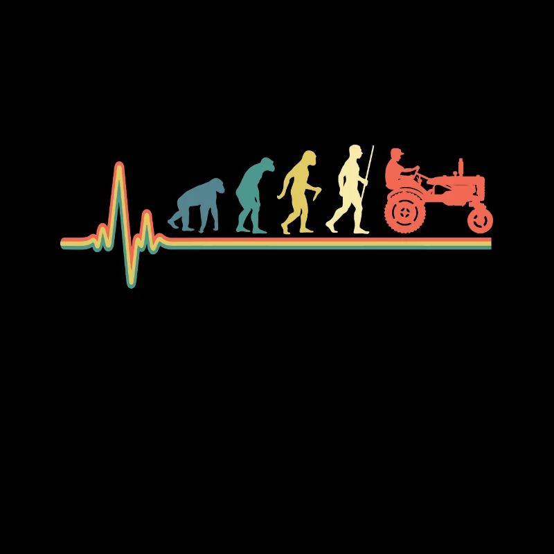 Herzschlag Traktor Retro Evolution Oldtimer