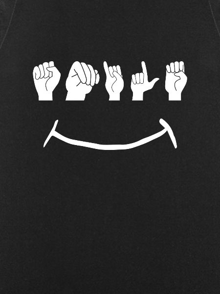 Sign language smile