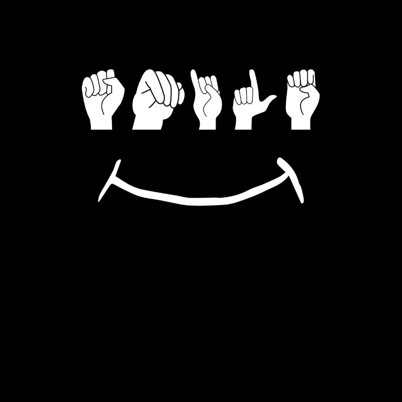 Sign language smile