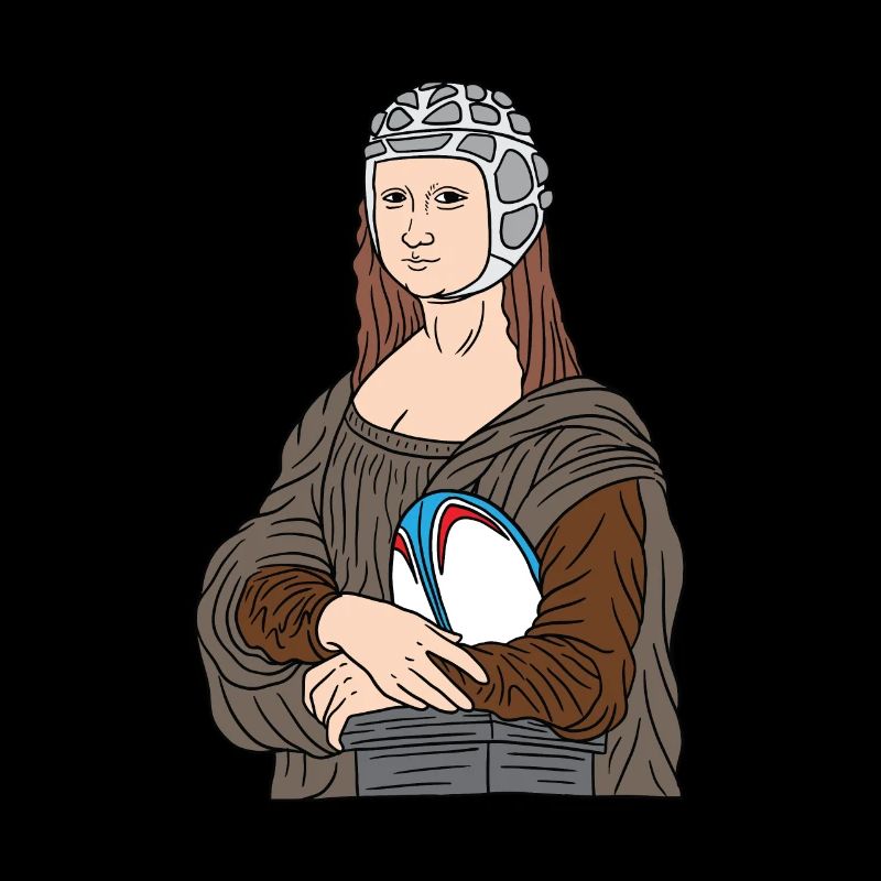Mona Lisa aime le rugby