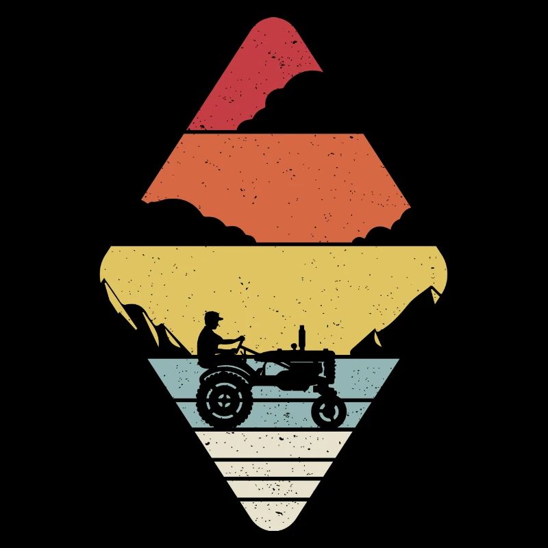 Retro Oldtimer Traktor Vintage