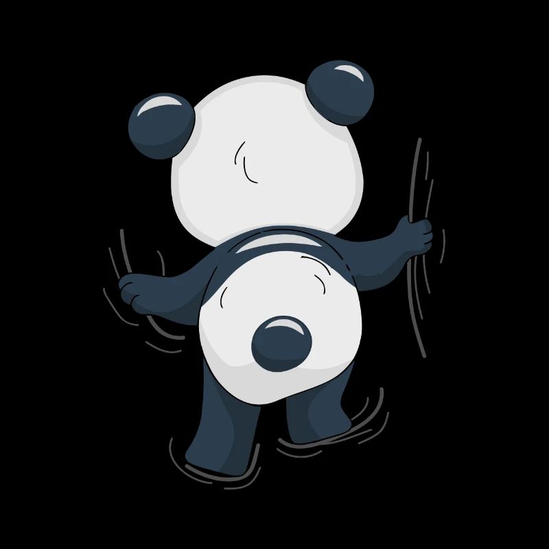 Kletter Panda Bär - Süße Pandas Panda Geschenk