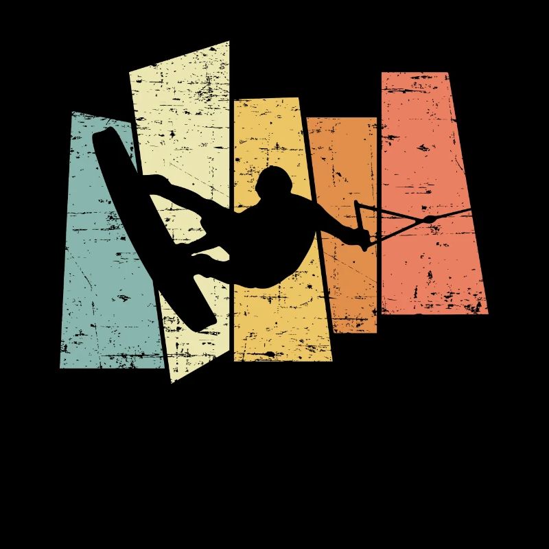 Retro Vintage Wakeboard Wakeboarder Wakeboarding