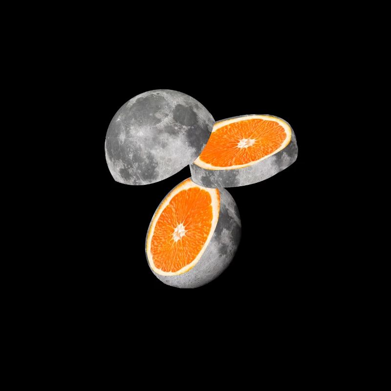 Astronomy Solar System Moon Orange Disk Fruit