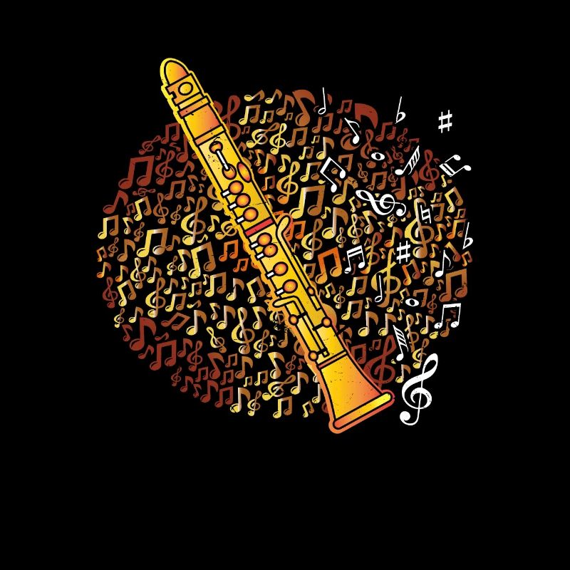 Clarinet Instrument Musical Note Music Circular