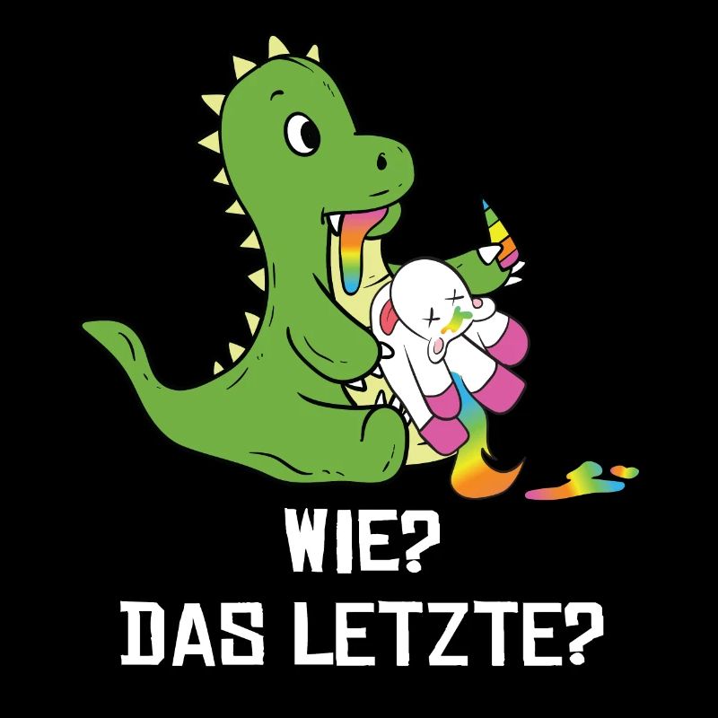 Drachen Wie Das Letzte Drache frisst Einhorn