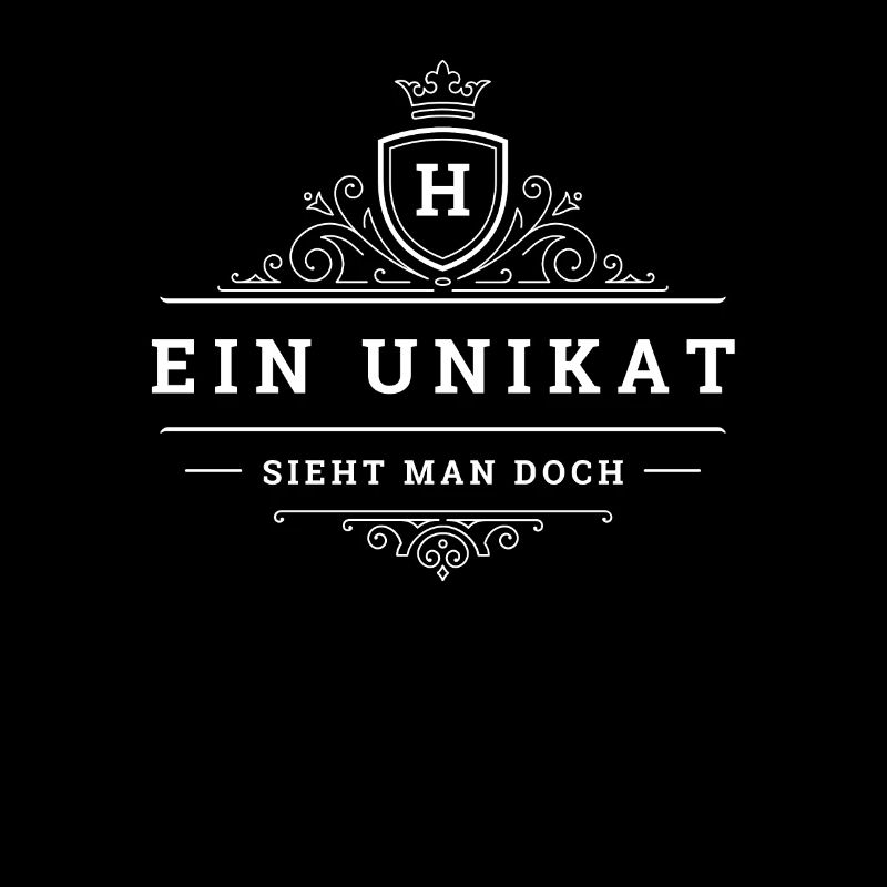 Ein Unikat Ein Einzelstück Anfangsbuchstabe H Name