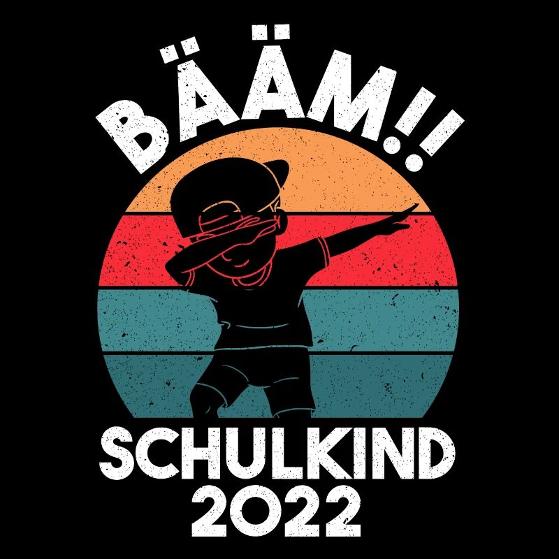 Schulkind 2022 Dabbing Schüler Bääm Einschulung