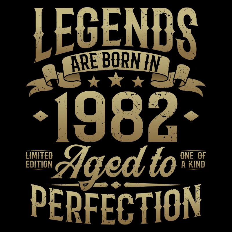 Né en 1982 Legends Cadeau d’anniversaire