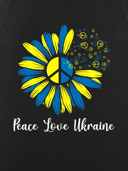 Peace Love Ukraine Flower