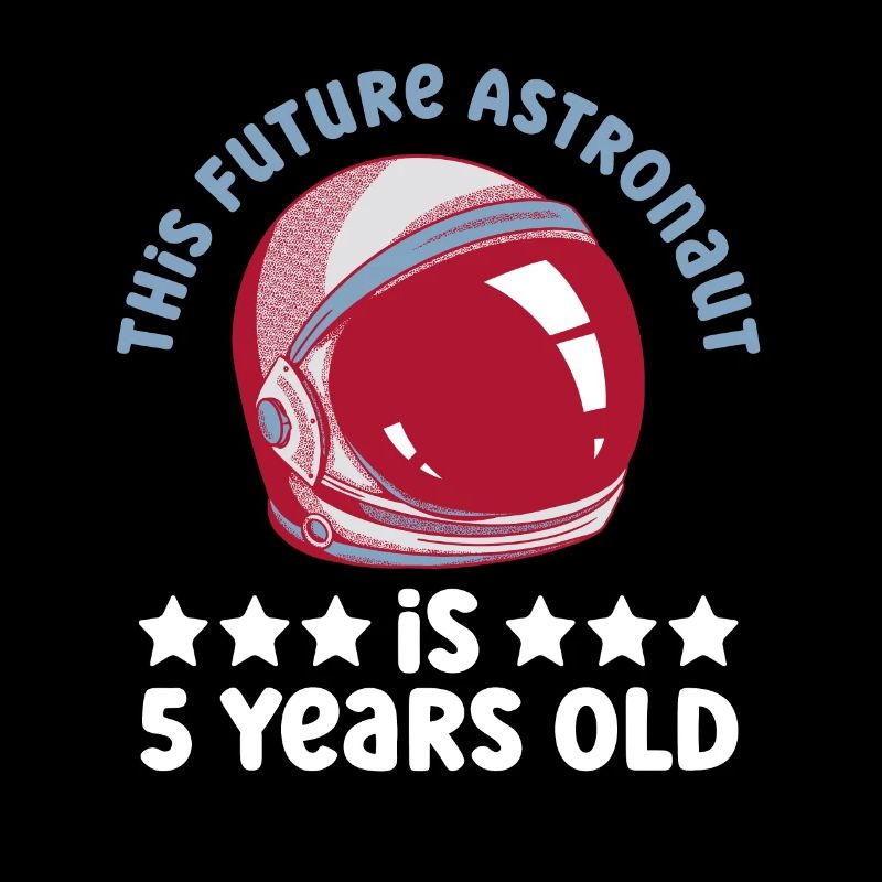 This future astronaut is 5 years old