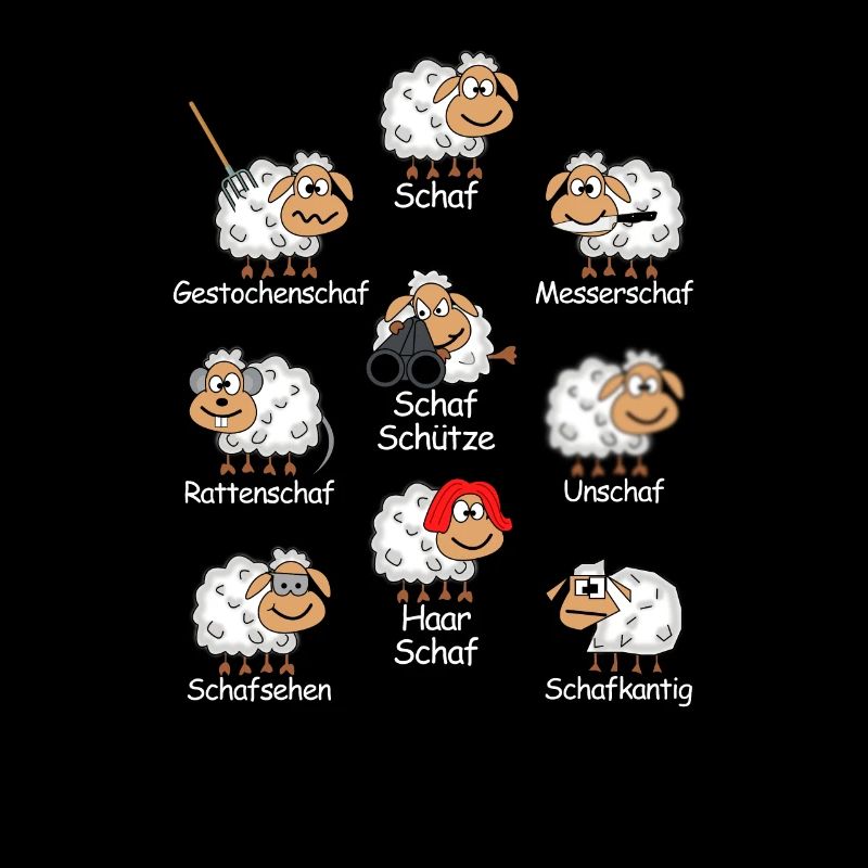 Lustige Schafe