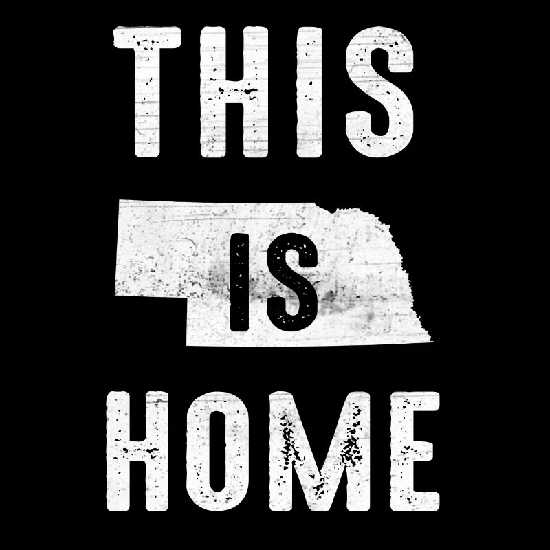 Map America US State Flag This Home Nebraska