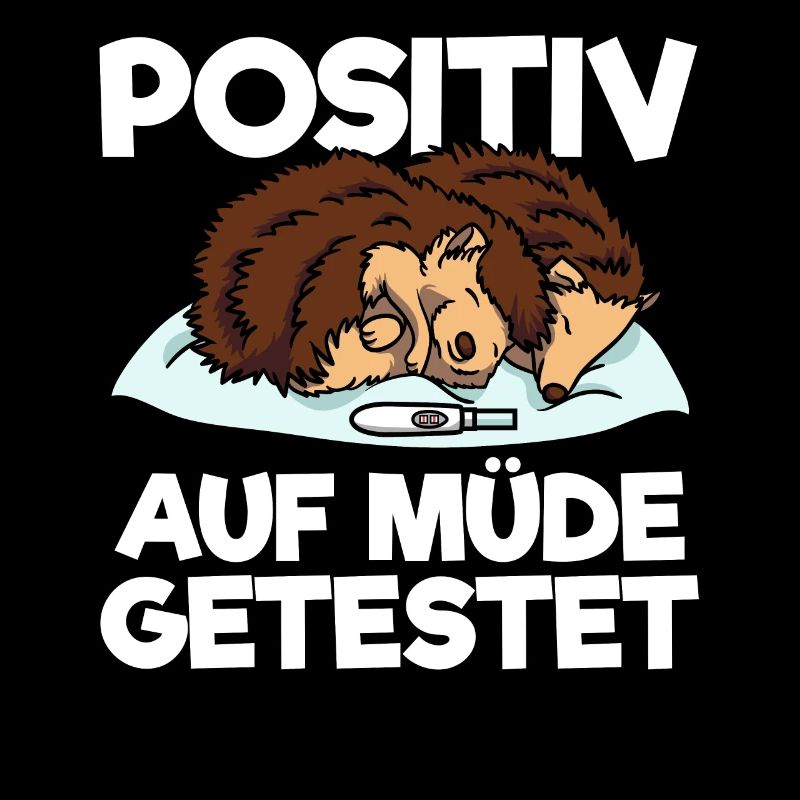 Igel Positiv Auf Müde Getestet Igel Schlafshirt