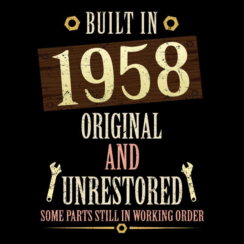 Construit dans l’original de 1958 et non restauré