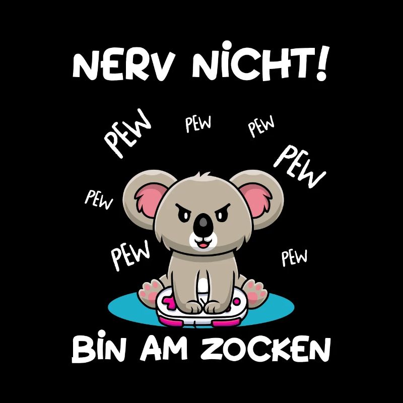 Bin am Zocken Gaming Koala