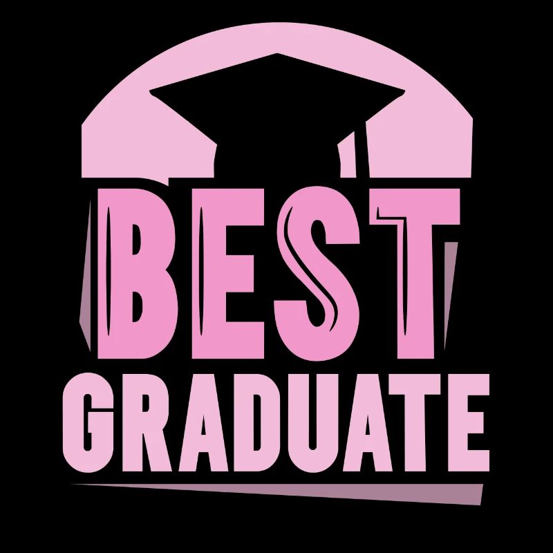 Beste Absolventin Mädchen Graduierte Absolvent