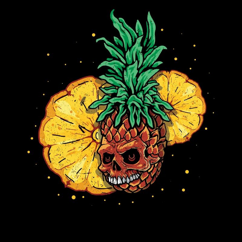 Sun Beach 2022 Tropical Summer Bone Pineapple
