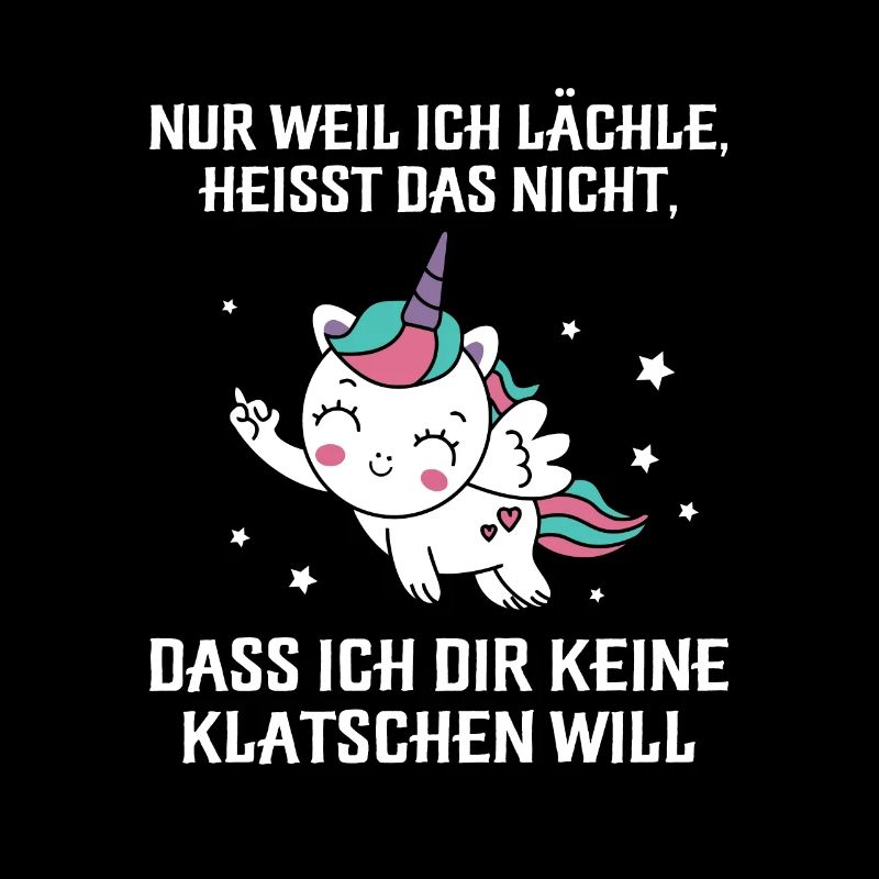 Nur weil ich lächle klatschen Ohrfeige