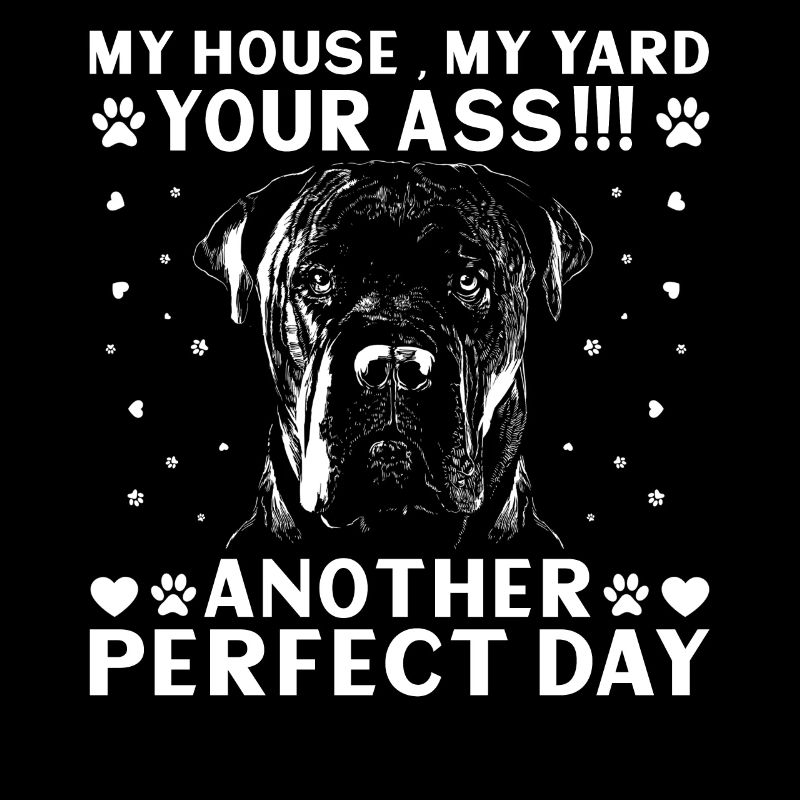 Cane Corso Ma maison Ma Cour