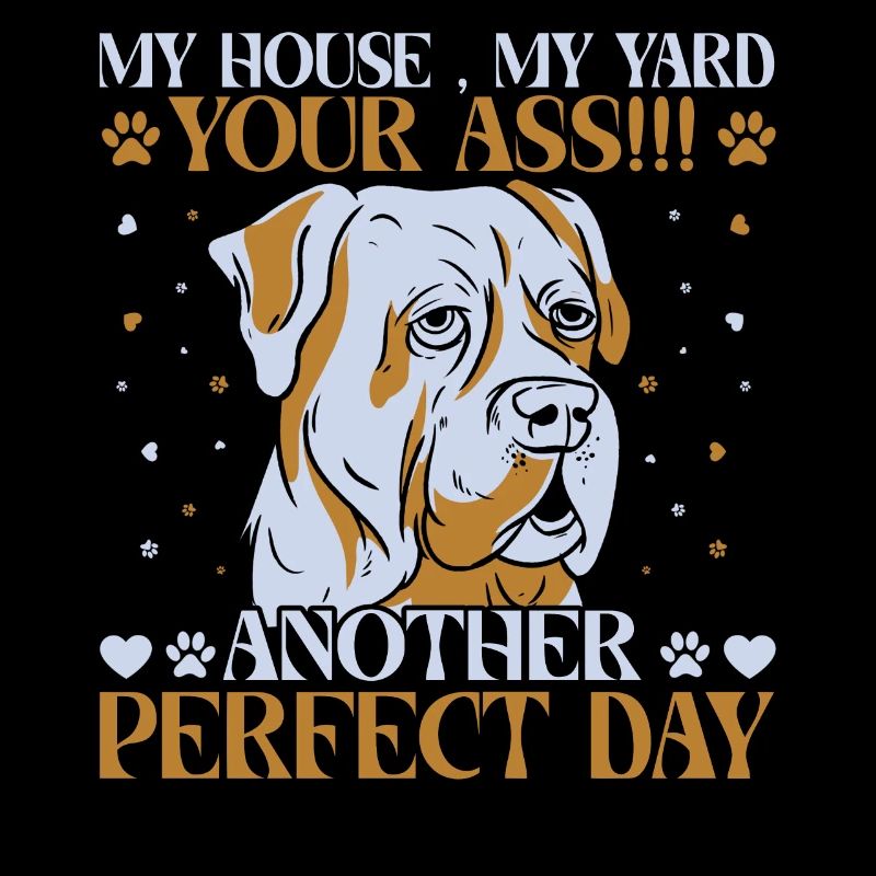 Cane Corso Ma maison Ma Cour