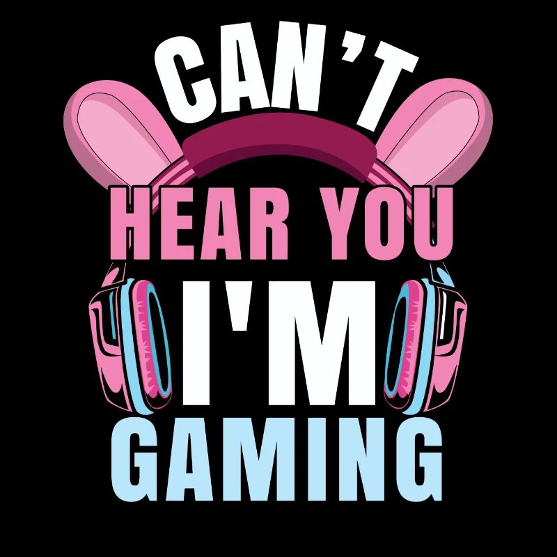 Video Game Lover Can't Hear I Am Gaming