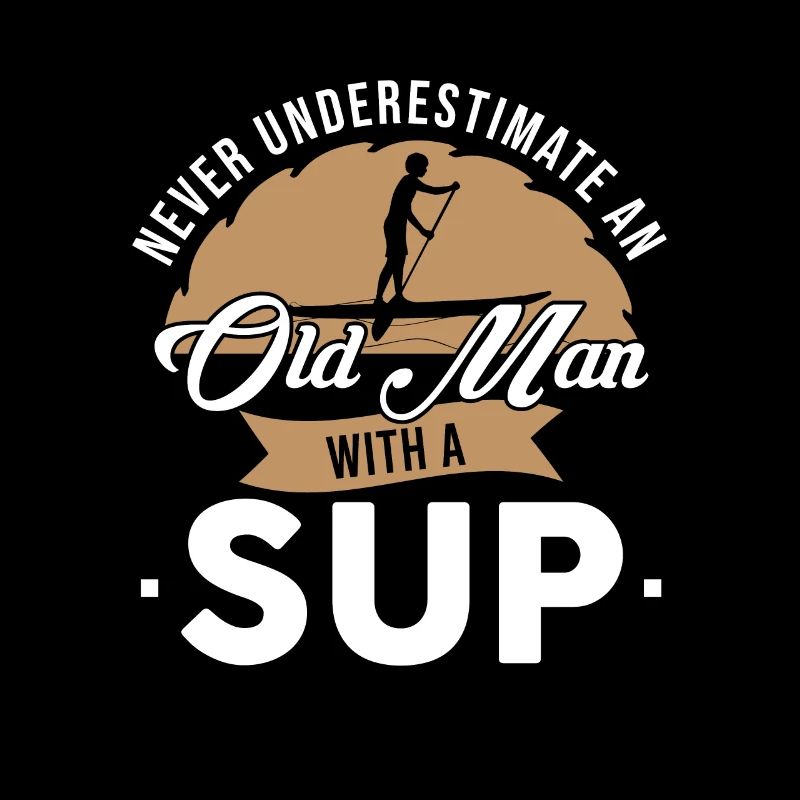 Never Underestimate An Old Man With A SUP