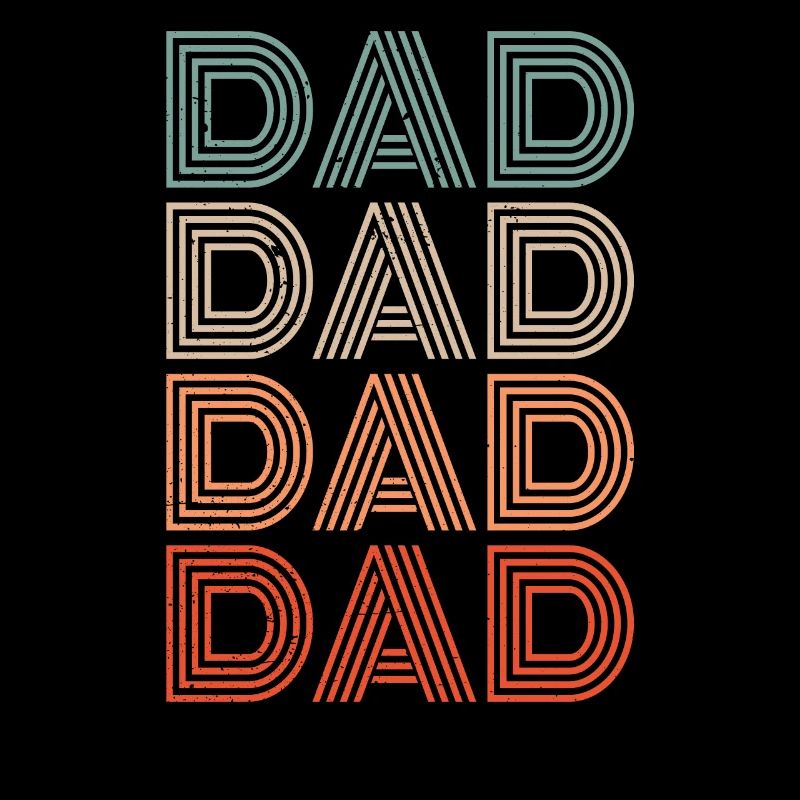 Vater Von Vier Kindern Vater Tag Papi Papa